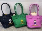 画像6: Snoopy & Friends Canvas Mini Tote Shoulder Bag　スヌーピー＆フレンズキャンバスミニトートショルダーバッグ (6)