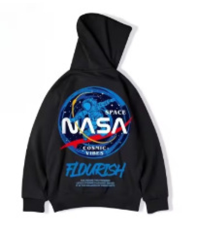 画像2: Unisex NASA x Space Astronaut Clothing Plus Sizes Available ユニセックス男女兼用ナサ×スペース宇宙飛行士フーディスウェットパーカー プラスサイズあり (2)