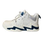 画像1: Unisex  Wave pattern platform high-top leather lace-up sneakers　男女兼用 ユニセックスウェーブ柄厚底ハイカットレザーレースアップ  スニーカー (1)