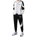 画像3: 25 Unisex Men& Women Broken swoosh Setup Jacket and Pants Set  ブロークン スウォッシュ プリントセットアップユニセックス男女兼用 スウェット ジップアップ ＆パンツセット (3)