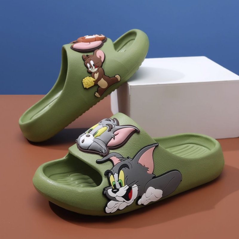 画像3: Unisex Double Tom and Jerry Soft Sole Sandal Slippers, Kids' flip flops  Beach sandals  ユニセックス男女兼用 ダブル 立体 トムとジェリー フリップフロップ  シャワー ビーチ サンダルキッズ用サイズもあり (3)