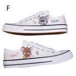 画像7: UnisexTom and Jerry Canvas Low-Cut Lace-Up Sneakers 　男女兼用 ユニセックストムとジェリーレースアップローカット キャンバス スニーカー (7)