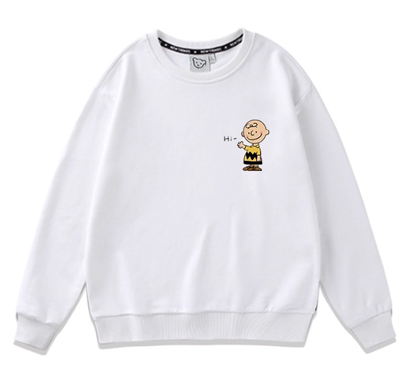 画像5: Unisex One point Snoopy & Woodstock & Charlie & Lucy & Marcy Sweat Pullover  男女兼用  ワンポイントスヌーピー＆ウッドストック＆チャーリー＆ルーシー＆マーシースウェット トレーナー (5)