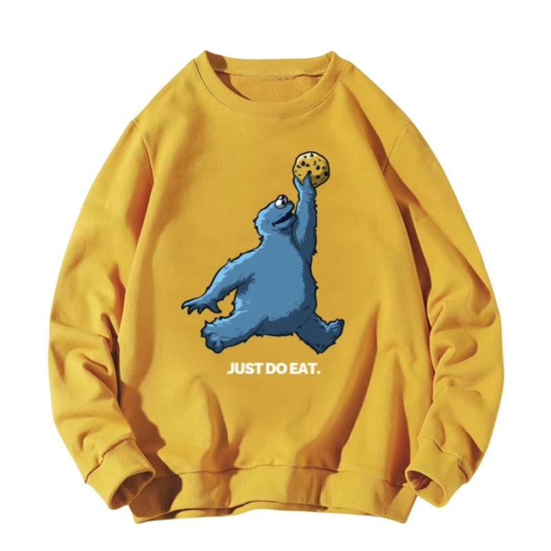 画像3: Unisex Cookie Monster × Jordan Just do eat Logo Sweat Pullover  男女兼用 クッキーモンスター× ジョーダン ロゴ スウェット トレーナー (3)