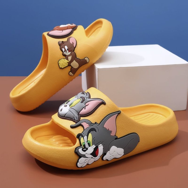 画像5: Unisex Double Tom and Jerry Soft Sole Sandal Slippers, Kids' flip flops  Beach sandals  ユニセックス男女兼用 ダブル 立体 トムとジェリー フリップフロップ  シャワー ビーチ サンダルキッズ用サイズもあり (5)