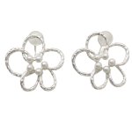 画像10: Pearl Flower French Style Earrings　パールフラワーフレンチスタイルピアス イアリング (10)