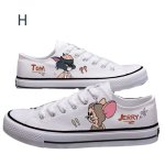 画像9: UnisexTom and Jerry Canvas Low-Cut Lace-Up Sneakers 　男女兼用 ユニセックストムとジェリーレースアップローカット キャンバス スニーカー (9)