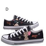 画像5: UnisexTom and Jerry Canvas Low-Cut Lace-Up Sneakers 　男女兼用 ユニセックストムとジェリーレースアップローカット キャンバス スニーカー (5)