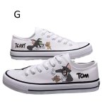 画像8: UnisexTom and Jerry Canvas Low-Cut Lace-Up Sneakers 　男女兼用 ユニセックストムとジェリーレースアップローカット キャンバス スニーカー (8)