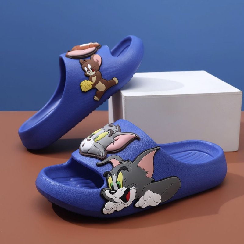 画像4: Unisex Double Tom and Jerry Soft Sole Sandal Slippers, Kids' flip flops  Beach sandals  ユニセックス男女兼用 ダブル 立体 トムとジェリー フリップフロップ  シャワー ビーチ サンダルキッズ用サイズもあり (4)