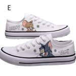 画像6: UnisexTom and Jerry Canvas Low-Cut Lace-Up Sneakers 　男女兼用 ユニセックストムとジェリーレースアップローカット キャンバス スニーカー (6)