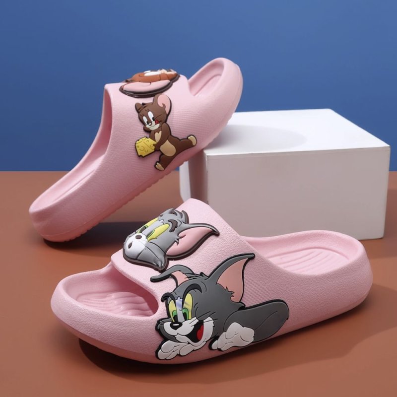 画像6: Unisex Double Tom and Jerry Soft Sole Sandal Slippers, Kids' flip flops  Beach sandals  ユニセックス男女兼用 ダブル 立体 トムとジェリー フリップフロップ  シャワー ビーチ サンダルキッズ用サイズもあり (6)