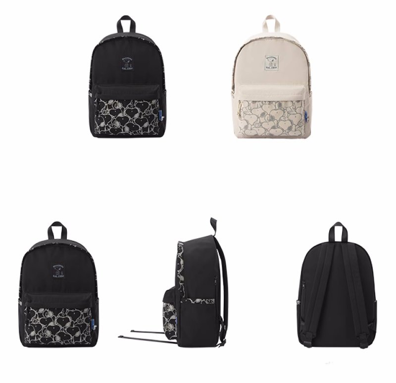 画像3: Snoopy Monogram Backpack  スヌーピーモノグラムバックパックリュック (3)