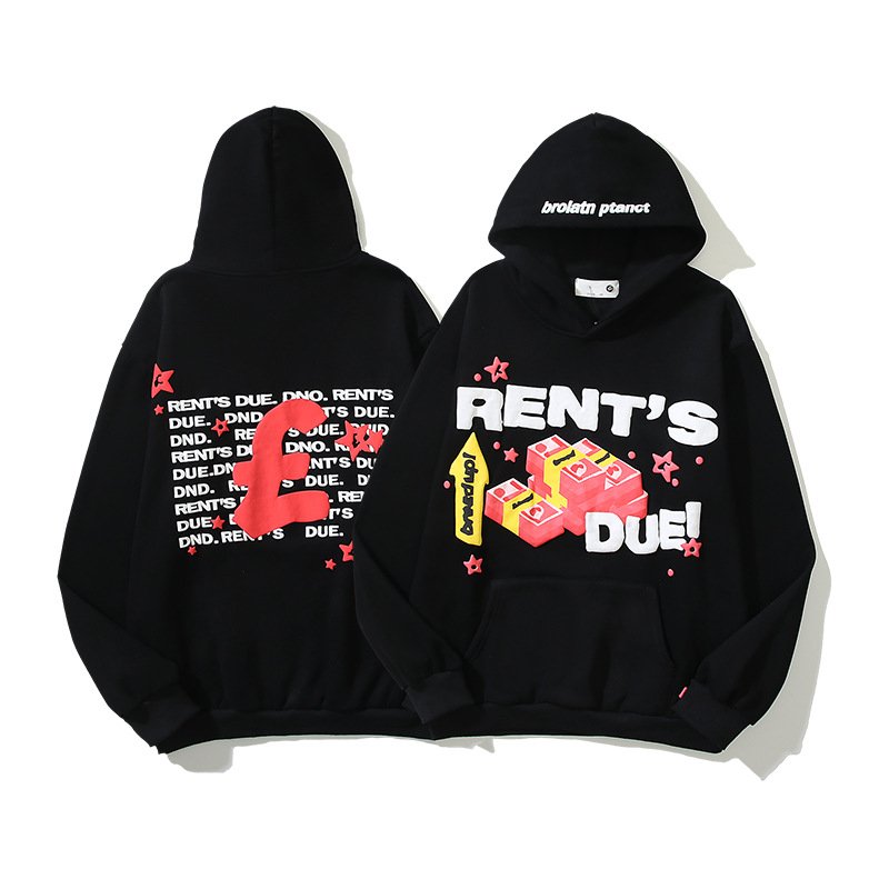 画像1: Unisex Broken Planet Paint Hoodie   Hoodie Sweatshirt Jacket　ユニセックス男女兼用ブロークンプラネットプリントフーディスウェットシャツジャケットパーカー  (1)
