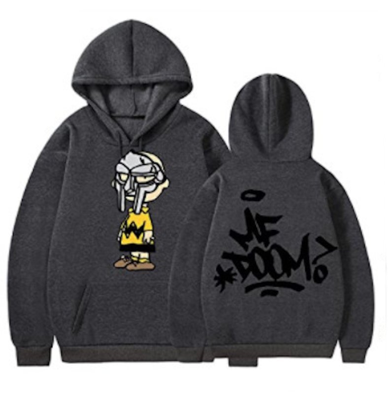 画像1: Unisex Mask Charlie Brown Hoodie Sweatshirt Jacket　ユニセックス男女兼用マスクチャーリーブラウンフーディスウェットシャツジャケットパーカー  (1)