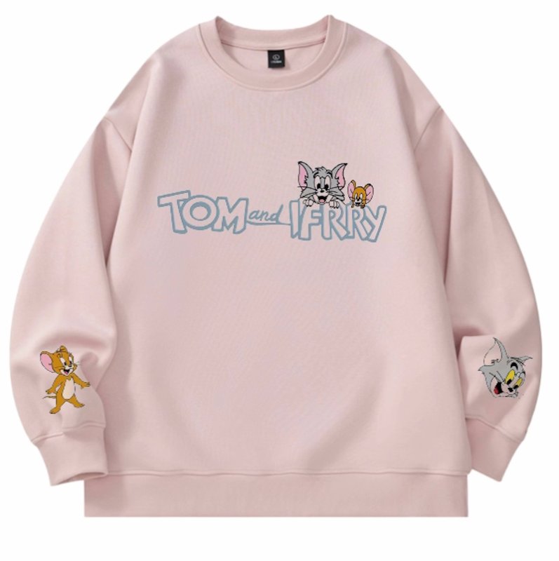 画像8: Unisex Tom and Jerry print sweatshirt Pullover  男女兼用  トムとジェリープリントスウェット トレーナープルオーバー (8)