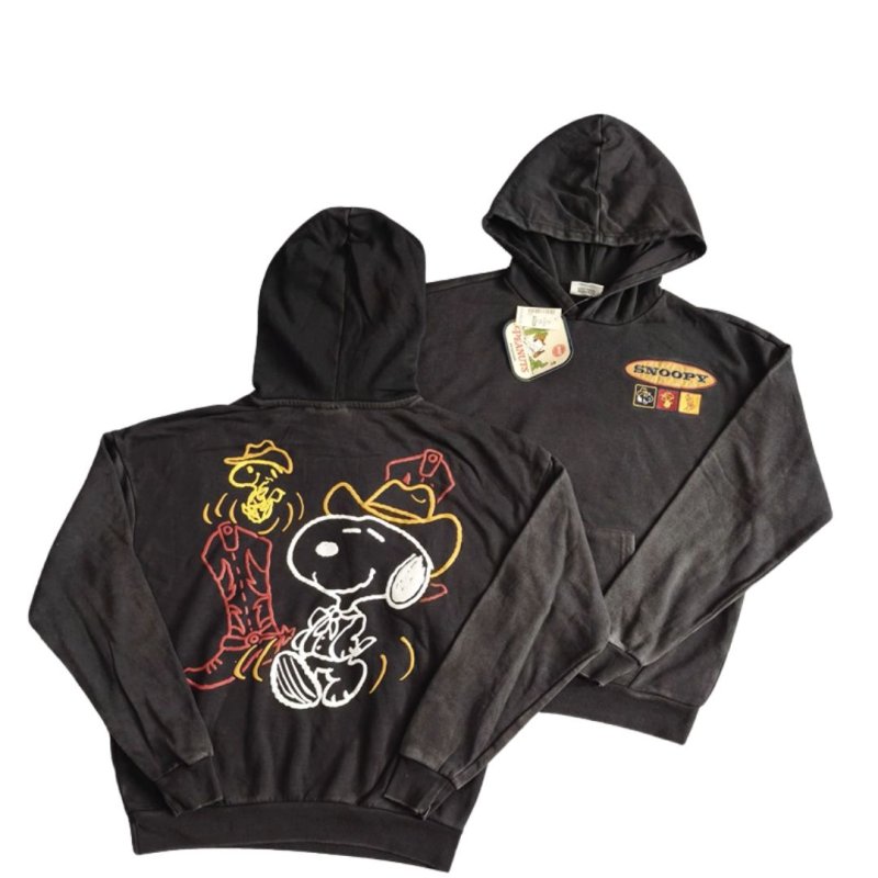 画像1: Unisex Snoopy Vintage Style Hoodie Sweatshirt Jacket　ユニセックス男女兼用ヴィンテージスタイルスヌーピーフーディスウェットシャツジャケットパーカー  (1)