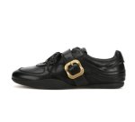 画像2: Catwalk Style Belt Buckle Leather Lace-Up Sneakers shoes   キャットウォークスタイルベルトバックルレザーレースアップスニーカー (2)