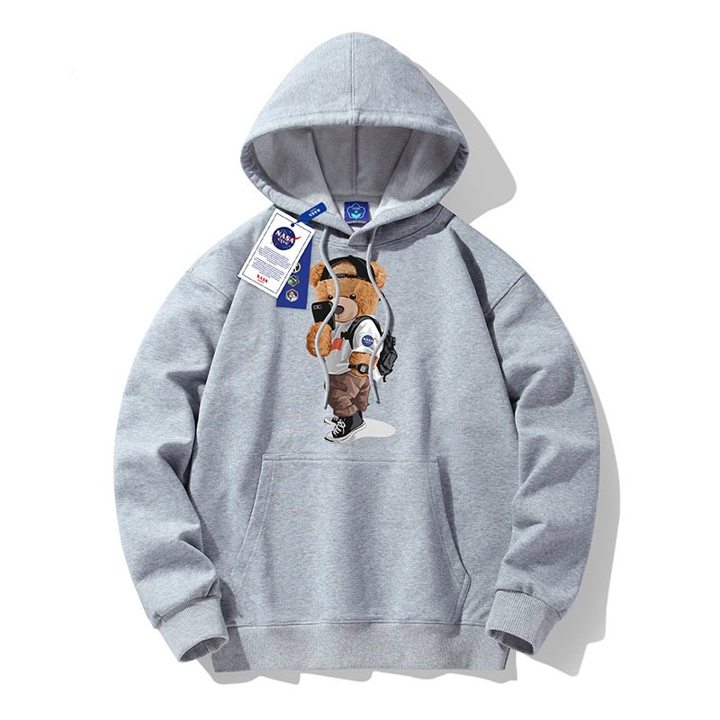 画像5: Unisex NASA x Walking Bear Hoodie Sweatshirt Jacket　ユニセックス男女兼用ナサ×ウォーキングベアフーディスウェットシャツジャケットパーカー  (5)