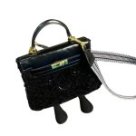 画像3: BK Smile Fur Tote Bag Doll M スマイル ファー モコモコ トート ぬいぐるみ バッグ (3)