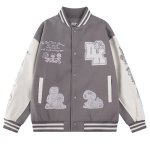 画像6: Snoopy & Friends Embroidered Stadium  jacket Coat 　スヌーピー＆フレンズスタジアムジャンバー＆スタジャンコートジャケット (6)