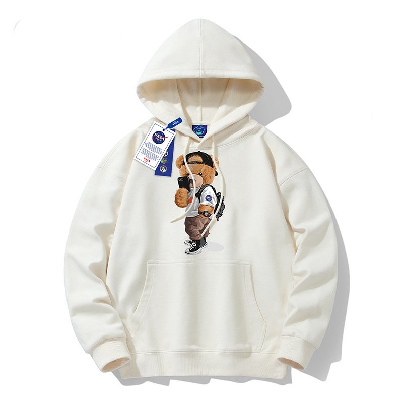 画像7: Unisex NASA x Walking Bear Hoodie Sweatshirt Jacket　ユニセックス男女兼用ナサ×ウォーキングベアフーディスウェットシャツジャケットパーカー  (7)