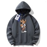 画像1: Unisex NASA x Walking Bear Hoodie Sweatshirt Jacket　ユニセックス男女兼用ナサ×ウォーキングベアフーディスウェットシャツジャケットパーカー  (1)