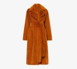 画像3: Women's fake Rex rabbit fur long coat  jacket エコファー フェイクファー ガウン ロブ コート テディベア ぬいぐるみ モコモコ ロング コート　 (3)