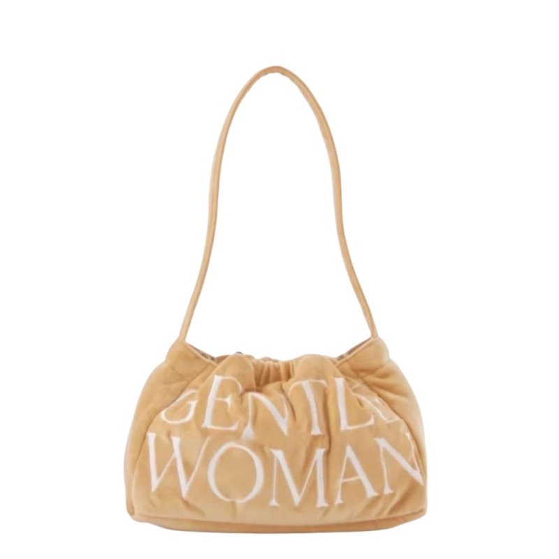 画像2: GentleWoman x Big Monchhichi Appliqué Velvet Tote Shoulder Bag　GentleWomanジェントルウーマン×ビッグモンチッチアップリケ ベロア トートショルダーバッグ (2)