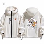 画像9: Unisex Tom and Jerry Hoodie Windbreaker Jacket ユニセックス 男女兼用トムとジェリーフーディウインドブレーカージャケット (9)