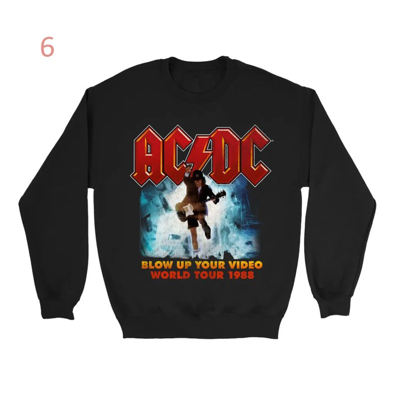 画像6: Unisex ACDC band rock sweatshirt 　ユニセックス男女兼用ACDCバンドスウェットシャツ トレーナー (6)