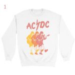 画像1: Unisex ACDC band rock sweatshirt 　ユニセックス男女兼用ACDCバンドスウェットシャツ トレーナー (1)