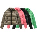 画像3: Metallic Silver shiny down short jacket coat  ユニセックス男女兼用 シャイニングシルバー ショートダウンジャケット (3)