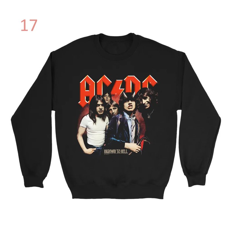 画像17: Unisex ACDC band rock sweatshirt 　ユニセックス男女兼用ACDCバンドスウェットシャツ トレーナー (17)