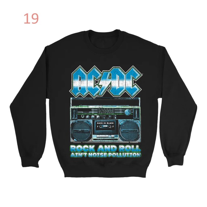 画像19: Unisex ACDC band rock sweatshirt 　ユニセックス男女兼用ACDCバンドスウェットシャツ トレーナー (19)