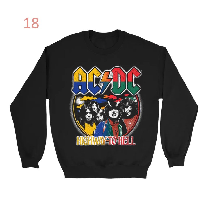画像18: Unisex ACDC band rock sweatshirt 　ユニセックス男女兼用ACDCバンドスウェットシャツ トレーナー (18)