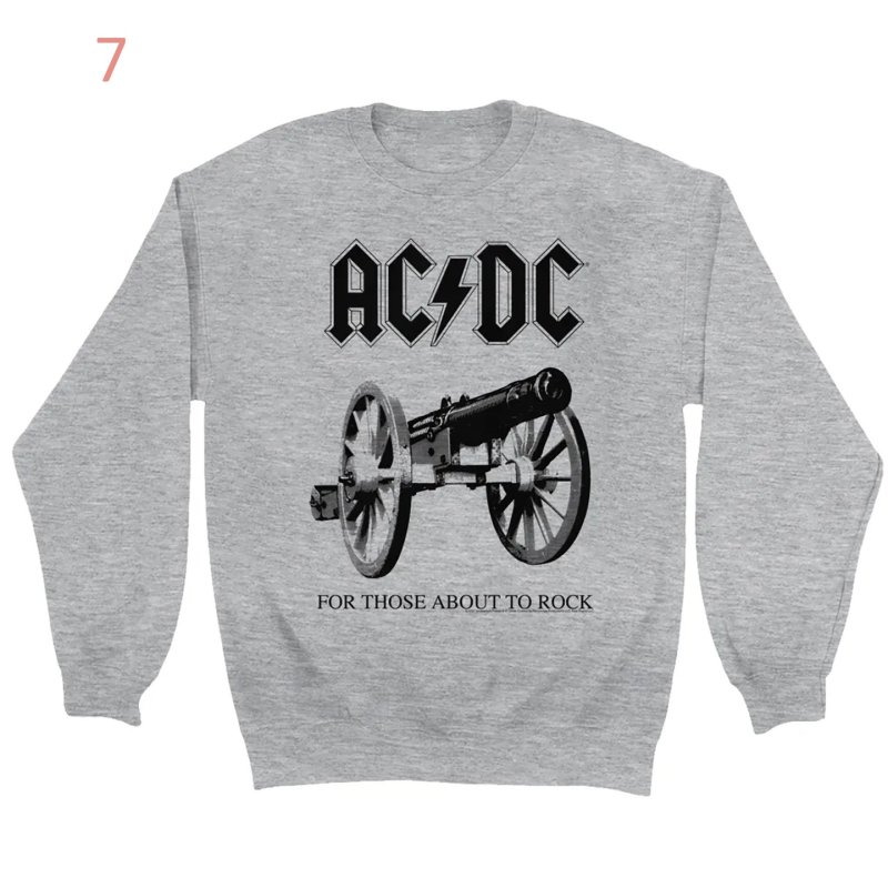 画像7: Unisex ACDC band rock sweatshirt 　ユニセックス男女兼用ACDCバンドスウェットシャツ トレーナー (7)