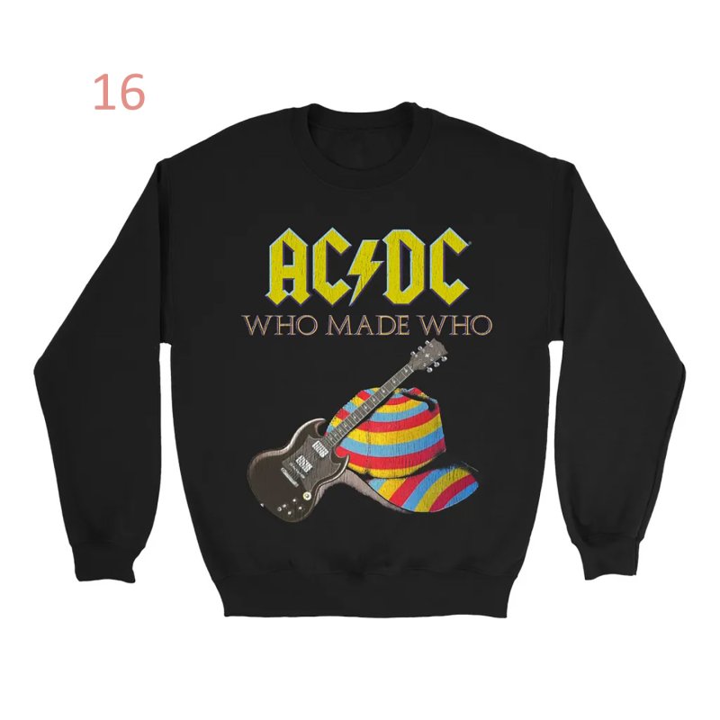 画像16: Unisex ACDC band rock sweatshirt 　ユニセックス男女兼用ACDCバンドスウェットシャツ トレーナー (16)