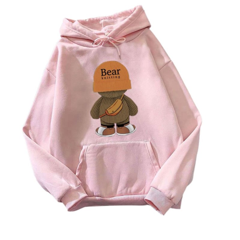 画像10: Unisex BEAR cap Hoodie Sweatshirt Jacket　ユニセックス男女兼用キャップベアフーディスウェットシャツジャケットパーカー  (10)