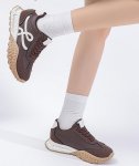 画像12: Women's high insole platform lace-up sneakers shoes   ウーマンハイインソール厚底レースアップスニーカー (12)