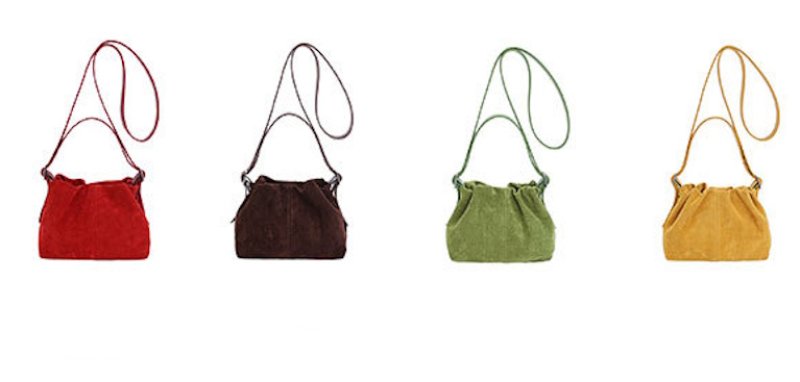 画像5: Suede Drawstring Bucket Mini Tote Shoulder Crossbody Bag　スエードローストリングバケットミニトートショルダークロスボディポシェットバッグ (5)