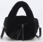 画像8: Fluffy fur tote shoulder and crossbody bag　モコモコファートートショルダークロスボディバッグ (8)