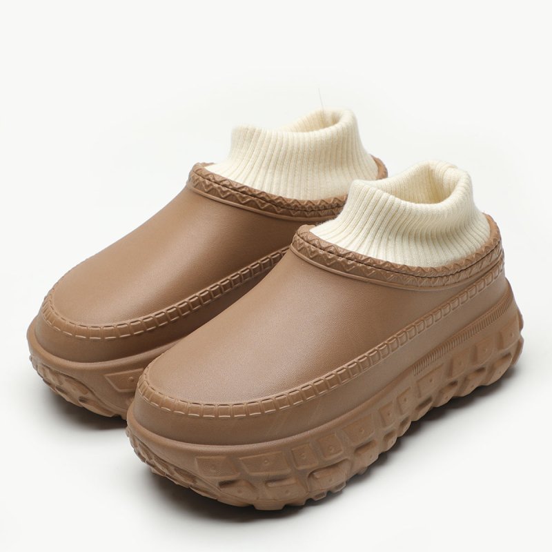 画像2: Unisex Waterproof fur-lined thick-soled chef shoes   ユニセックス男女兼用防水内側ファー厚底シェフシューズ (2)