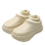 画像1: Unisex Waterproof fur-lined thick-soled chef shoes   ユニセックス男女兼用防水内側ファー厚底シェフシューズ (1)
