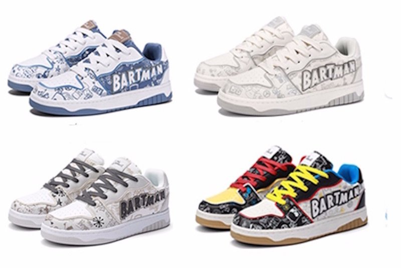 画像16: Unisex Simpson Family Platform Lace-Up Sneakers　男女兼用 ユニセックス厚底シンプソンファミリーシンプソンズレザーレースアップ  スニーカー (16)