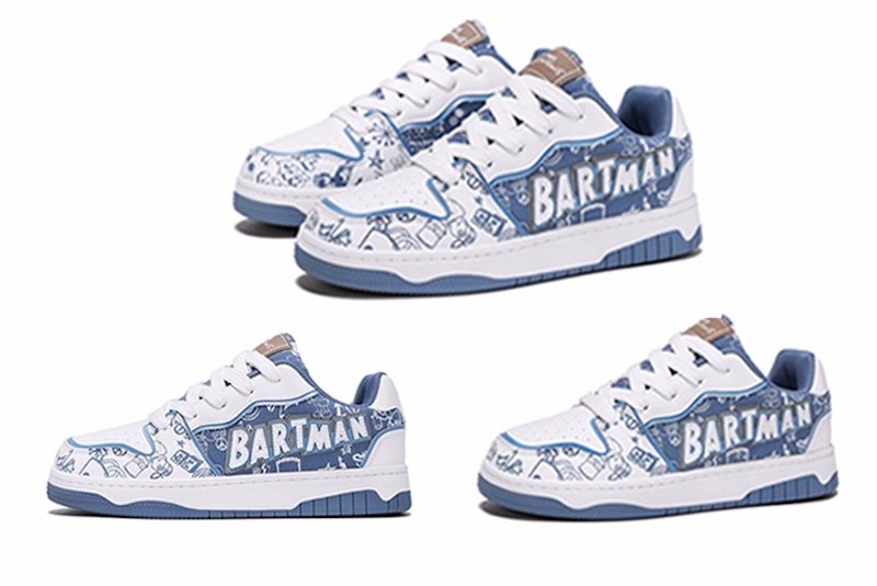 画像15: Unisex Simpson Family Platform Lace-Up Sneakers　男女兼用 ユニセックス厚底シンプソンファミリーシンプソンズレザーレースアップ  スニーカー (15)