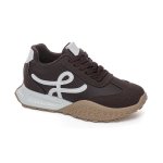 画像13: Women's high insole platform lace-up sneakers shoes   ウーマンハイインソール厚底レースアップスニーカー (13)