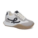 画像3: Women's high insole platform lace-up sneakers shoes   ウーマンハイインソール厚底レースアップスニーカー (3)