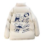 画像6: Unisex Kaws cold weather Down Jacket  Nuptse ユニセックス 男女兼用 防寒 肉厚 カウズ ダウン ジャケット ジャンパー ヌプシ ベンチコート (6)
