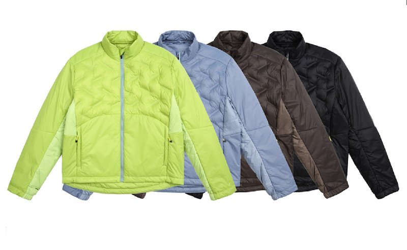 画像5: Unisex  Stand collar splicing quilted down jacket　ユニセックス 男女兼用 スタンドカラースプライシングキルティングダウン ジャケット ジャンパー  (5)